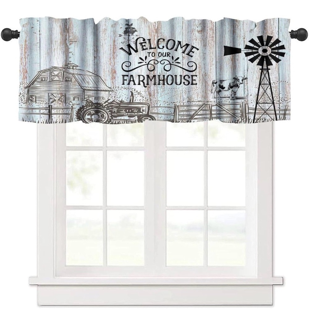 Farmhouse kitchen curtains